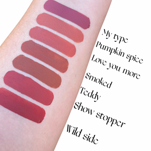 Fall collection matte lipsticks